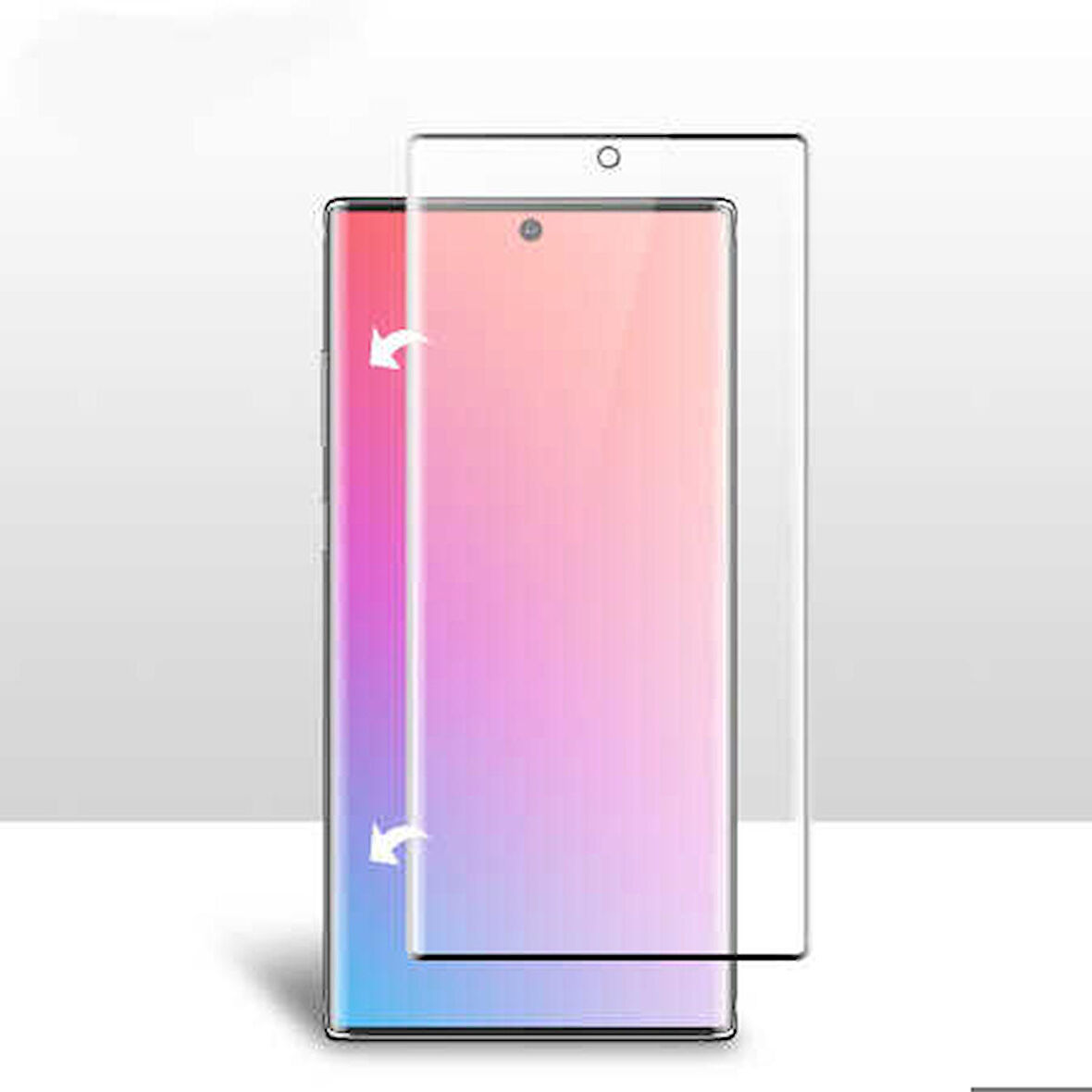 Samsung Galaxy Note 10 Plus Uyumlu Süper Pet Ekran Koruyucu Jelatin