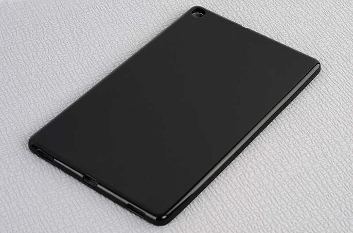 Samsung Galaxy Tab A 10.1(2019) T510 Uyumlu Tablet Kılıf Şeffaf Silikon Kapak Siyah