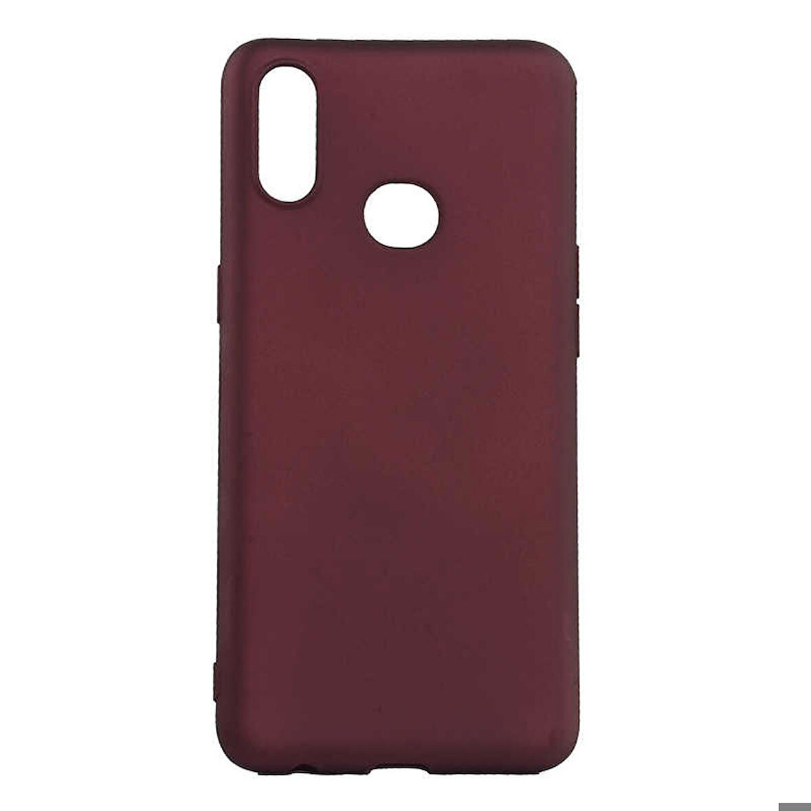 Samsung Galaxy A10S Uyumlu Kılıf Premier Silikon Kapak Mürdüm