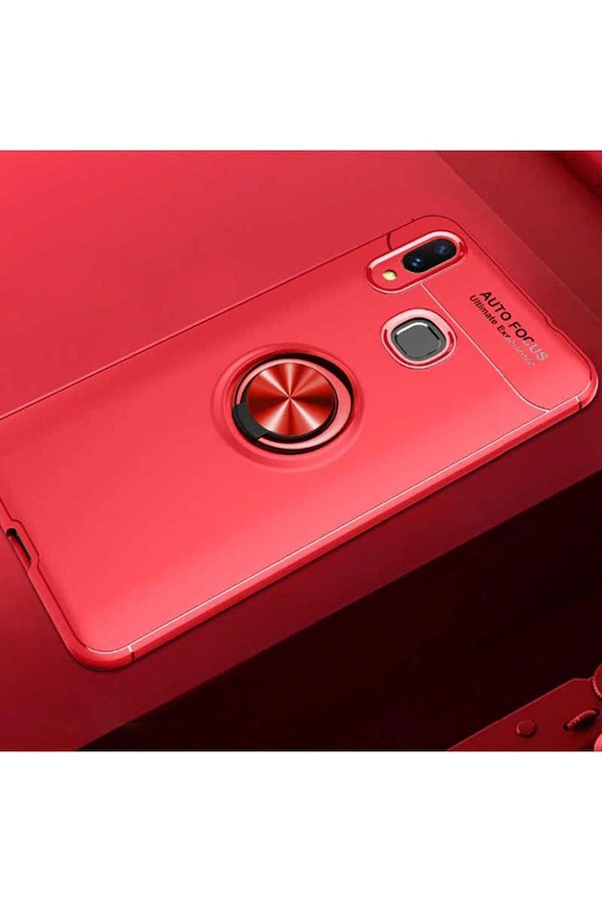 Samsung Galaxy A10S Uyumlu Kılıf Ravel Silikon Kapak Kırmızı