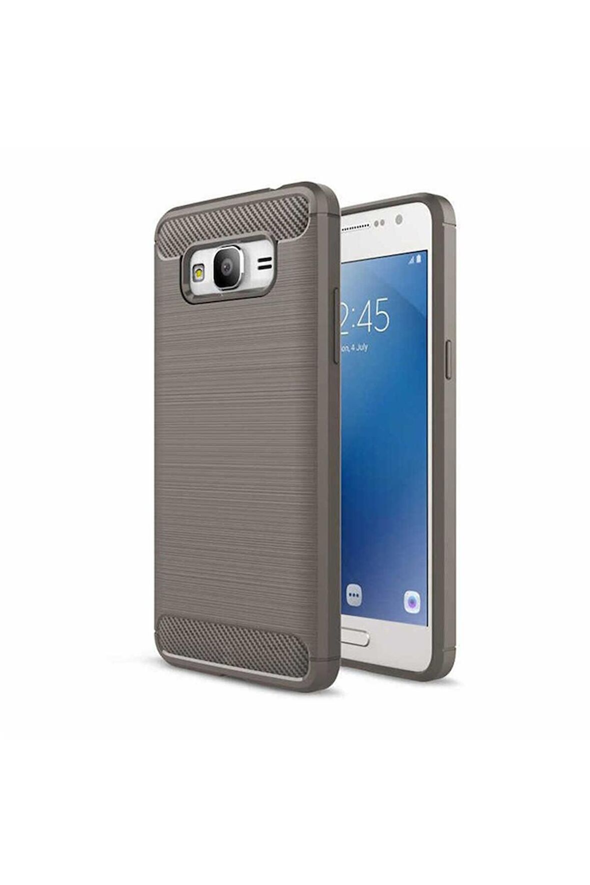 Samsung Galaxy J2 Prime Uyumlu Kılıf Room Silikon Kapak Gri