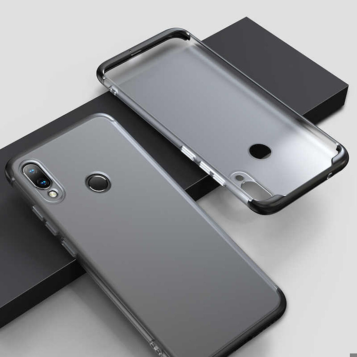 Xiaomi Redmi Note 7 Uyumlu Kılıf Nili Kapak Siyah