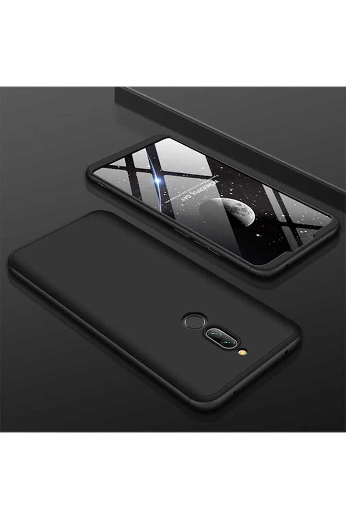 Xiaomi Redmi 8 Uyumlu Kılıf Ays Kapak Siyah
