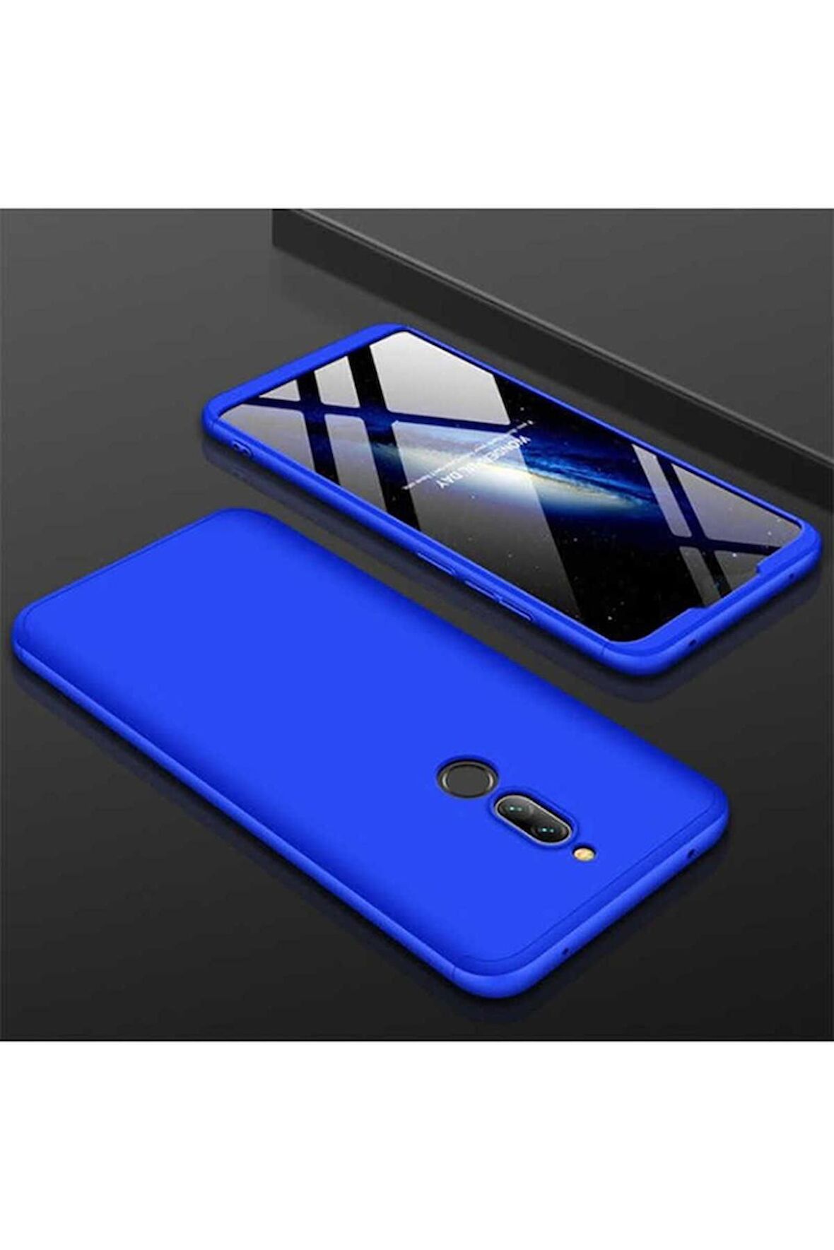 Xiaomi Redmi 8 Uyumlu Kılıf Ays Kapak Mavi