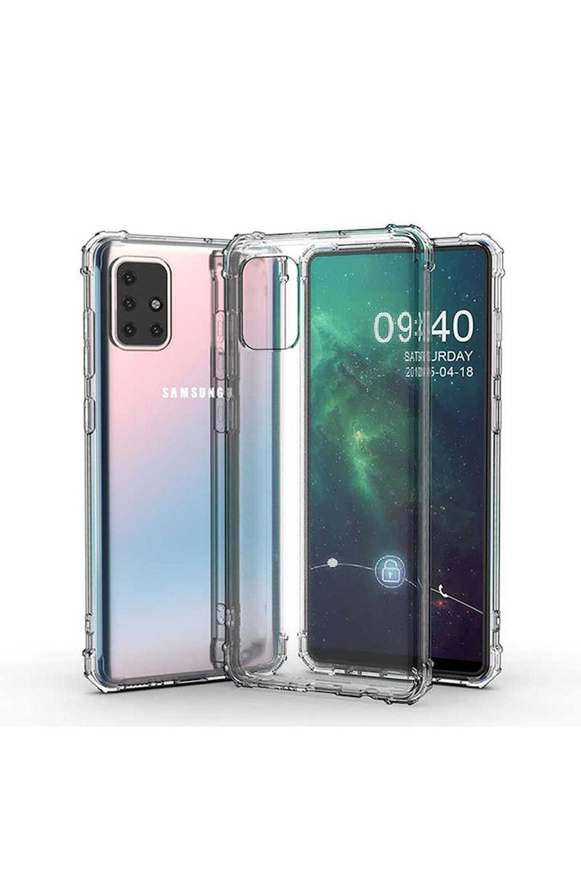 Samsung Galaxy A71 Uyumlu Kılıf Nitro Anti Shock Silikon