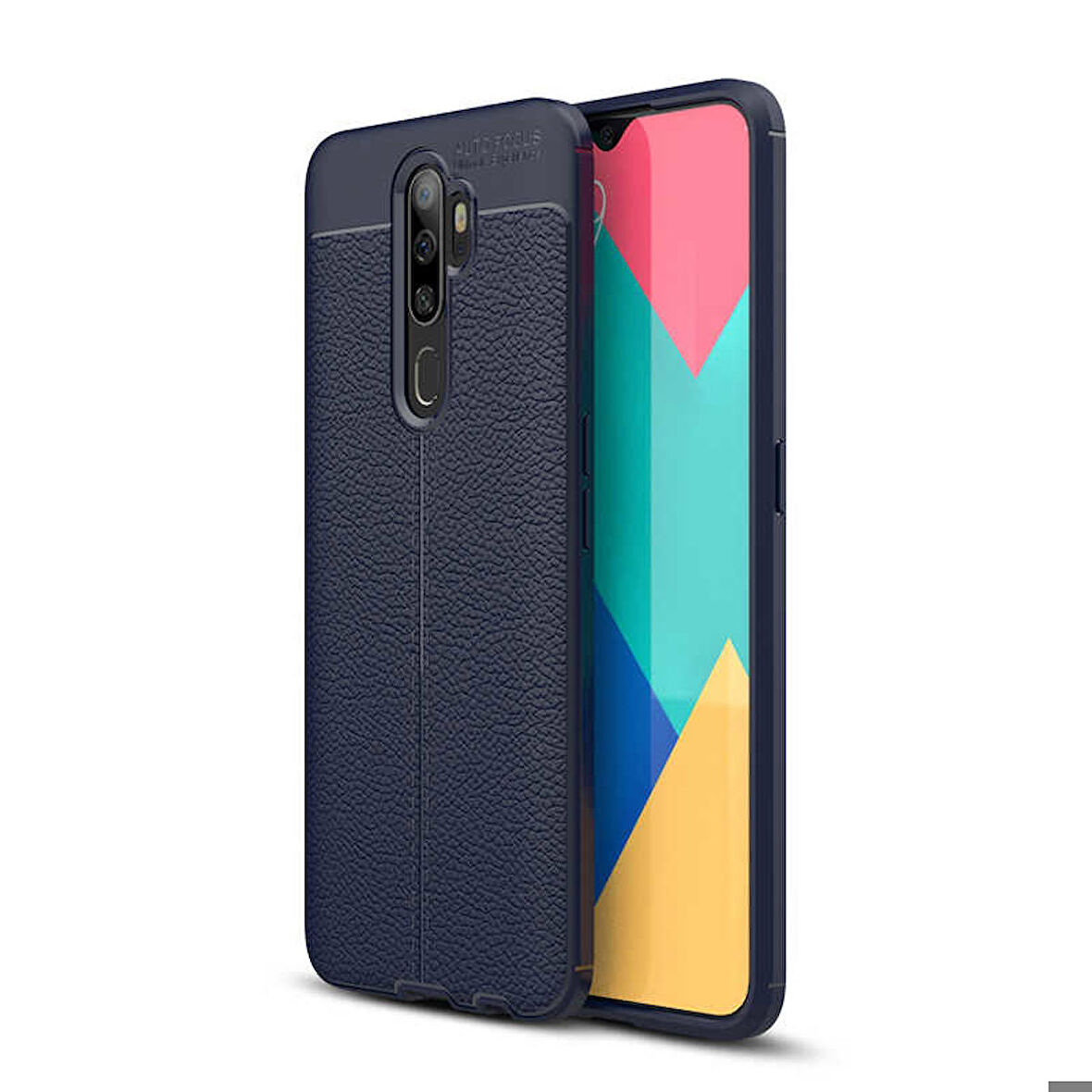 Oppo A9 2020 Uyumlu Kılıf Niss Silikon Kapak Lacivert