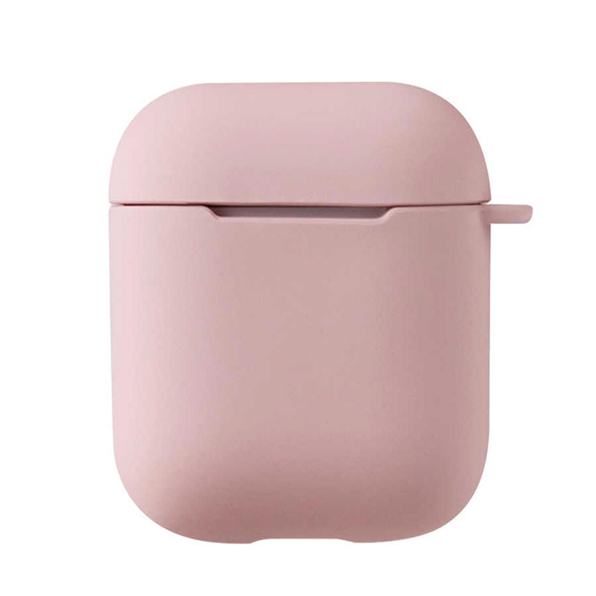 Apple Airpods Uyumlu Kılıf Uyumlu Kılıf Silkon Soft Yüzey Esnek Yumuşak Airbag 11 Kılıf Pembe