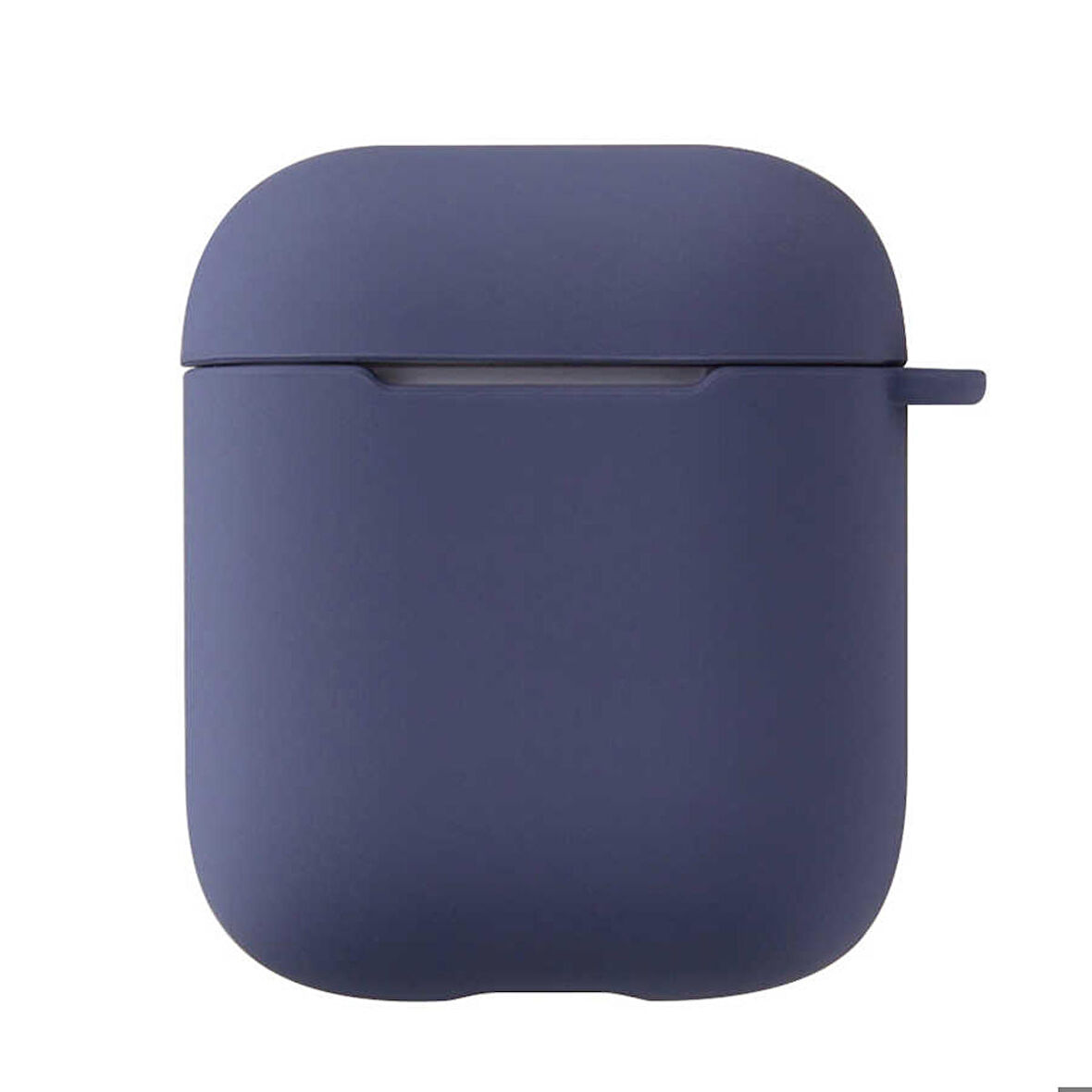 Apple Airpods Uyumlu Kılıf Uyumlu Kılıf Silkon Soft Yüzey Esnek Yumuşak Airbag 11 Kılıf Lacivert