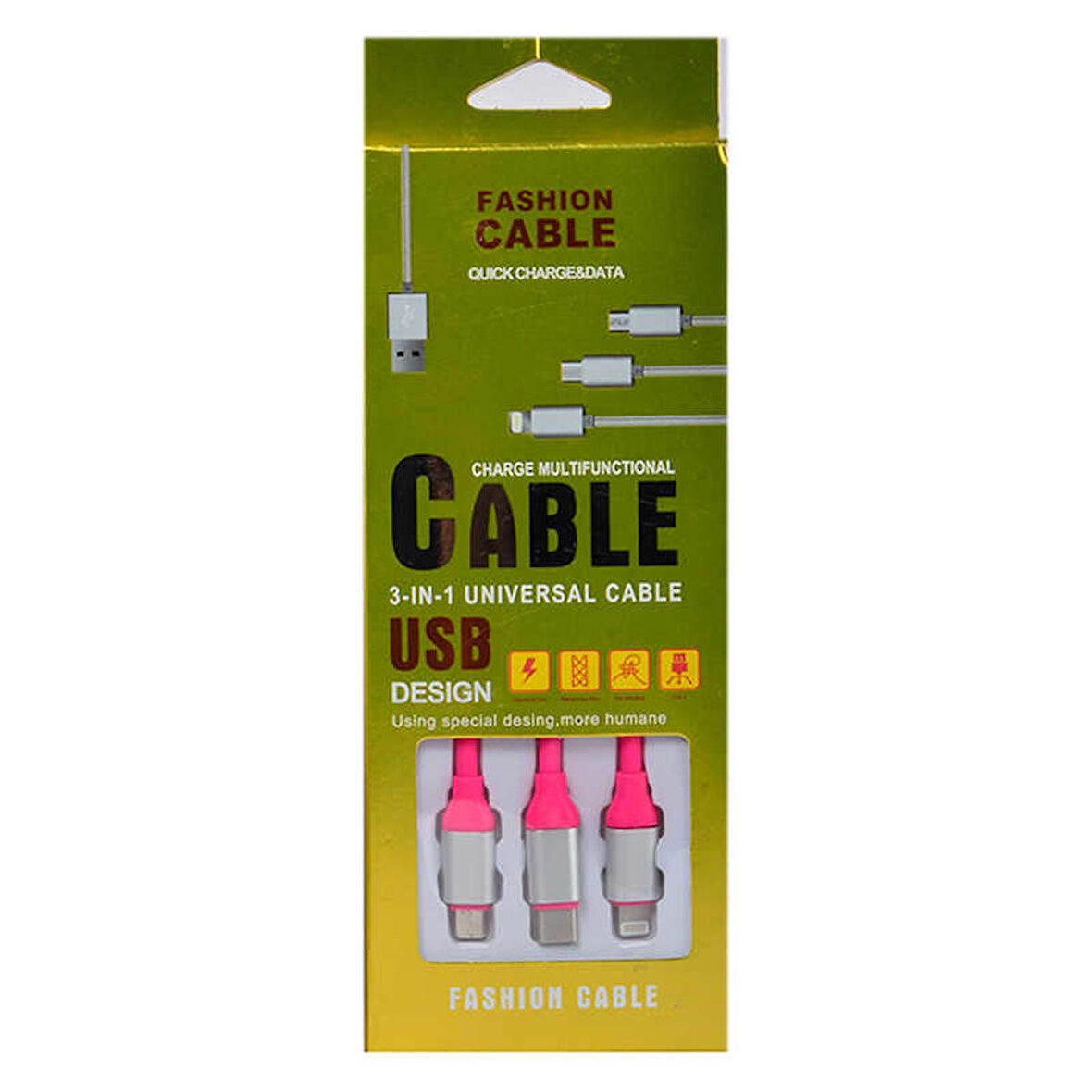 Suffie MTL 3 in 1 Usb Kablo Pembe