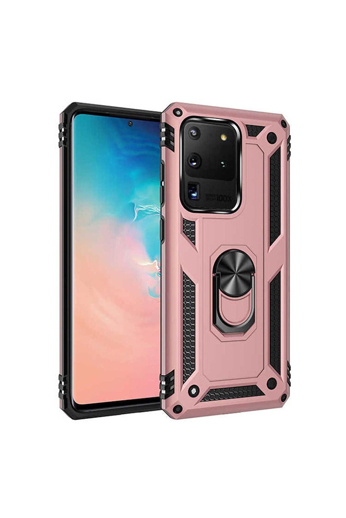Samsung Galaxy S20 Ultra Uyumlu Kılıf Vega Kapak Rose Gold