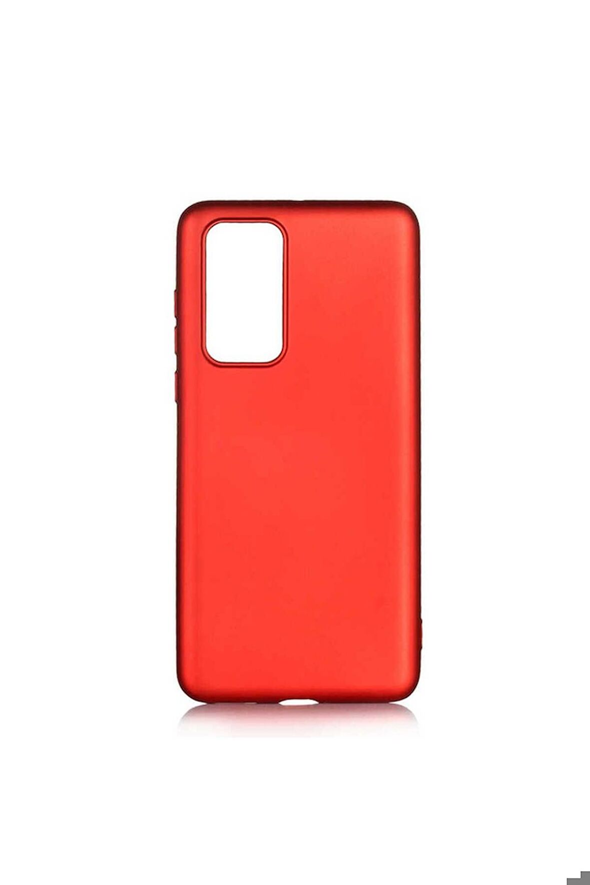 Huawei P40 Uyumlu Kılıf Premier Silikon Kapak Kırmızı