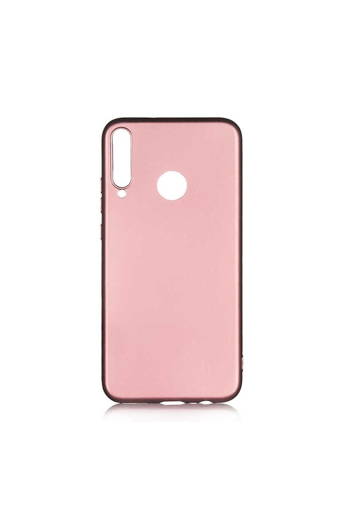Huawei P40 Lite E Uyumlu Kılıf Premier Silikon Kapak Rose Gold