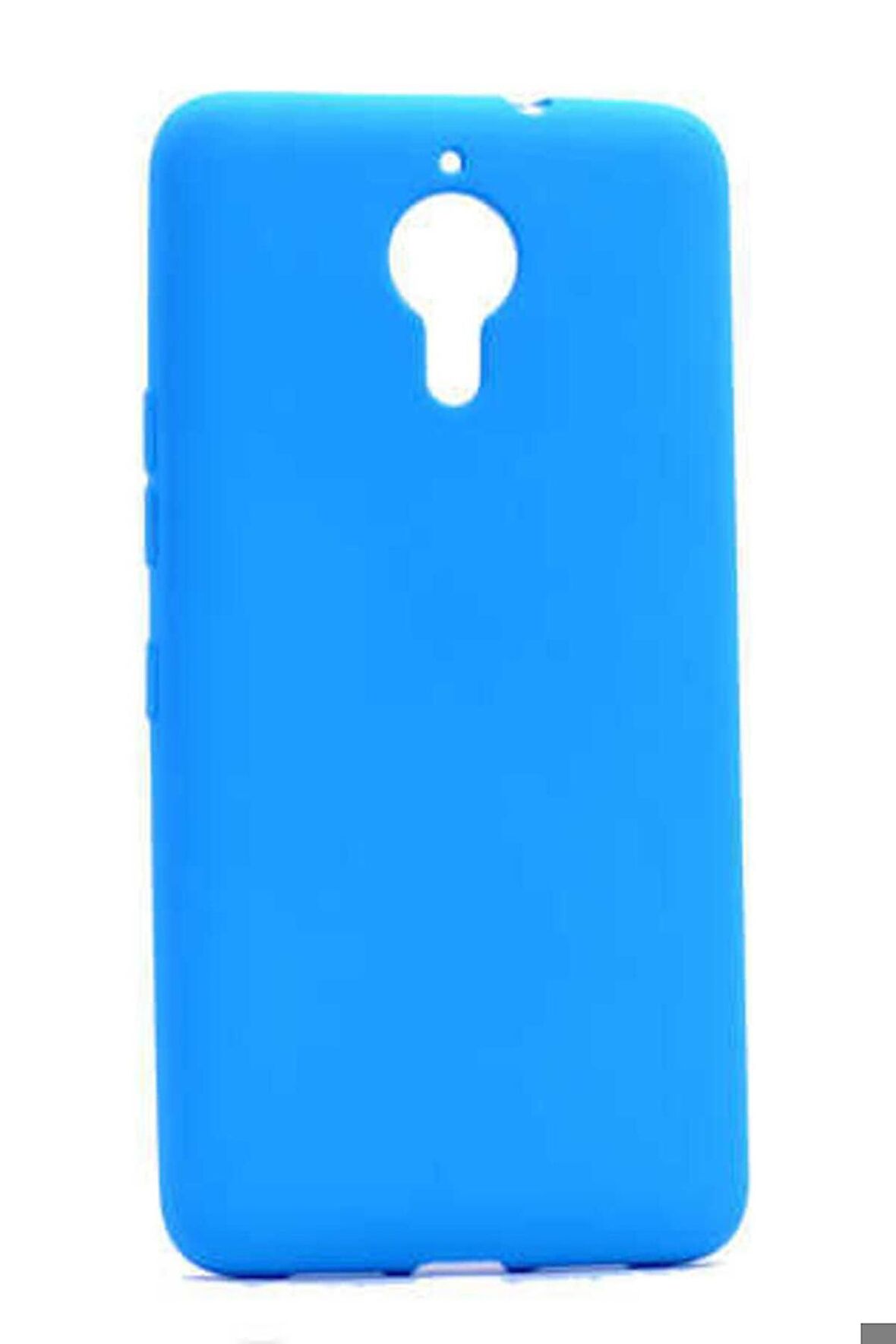 General Mobile 5 Plus Uyumlu Kılıf Premier Silikon Kapak Mavi
