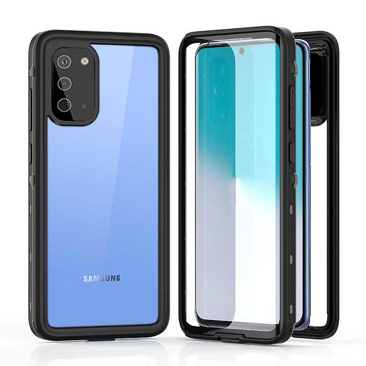 Samsung Galaxy S20 Uyumlu Kılıf 1-1 Su Geçirmez Kılıf
