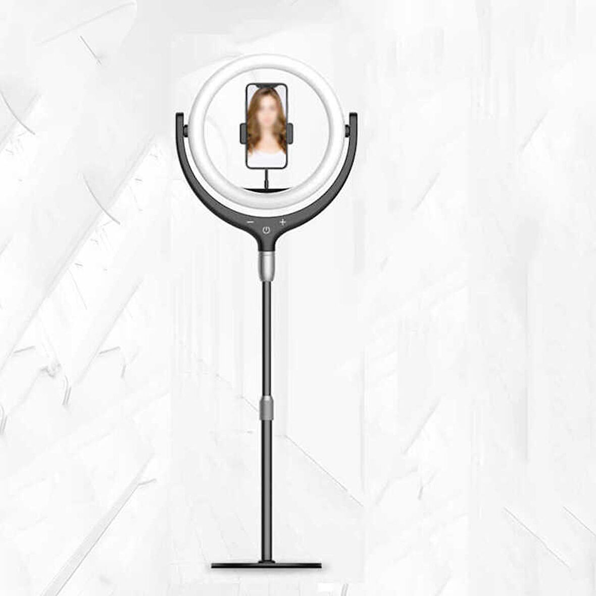 F-539A Işıklı Telefon Tutucu Ring Light