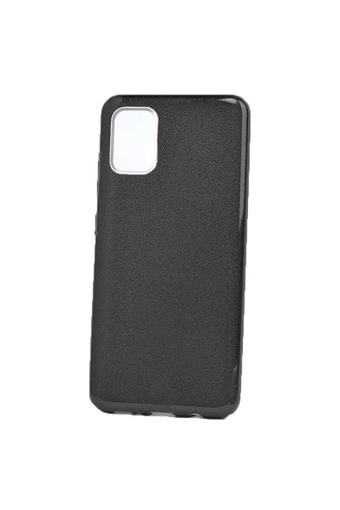 Samsung Galaxy A71 Uyumlu Kılıf Shining Silikon Siyah