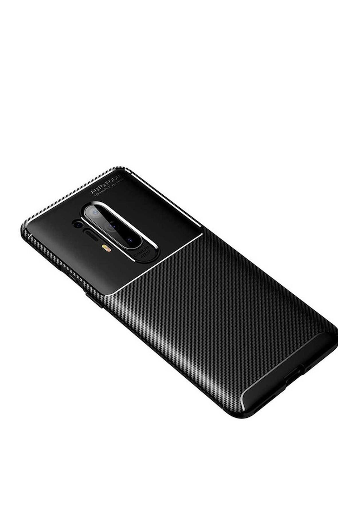 OnePlus 8 Pro Uyumlu Kılıf Negro Silikon Kapak Siyah