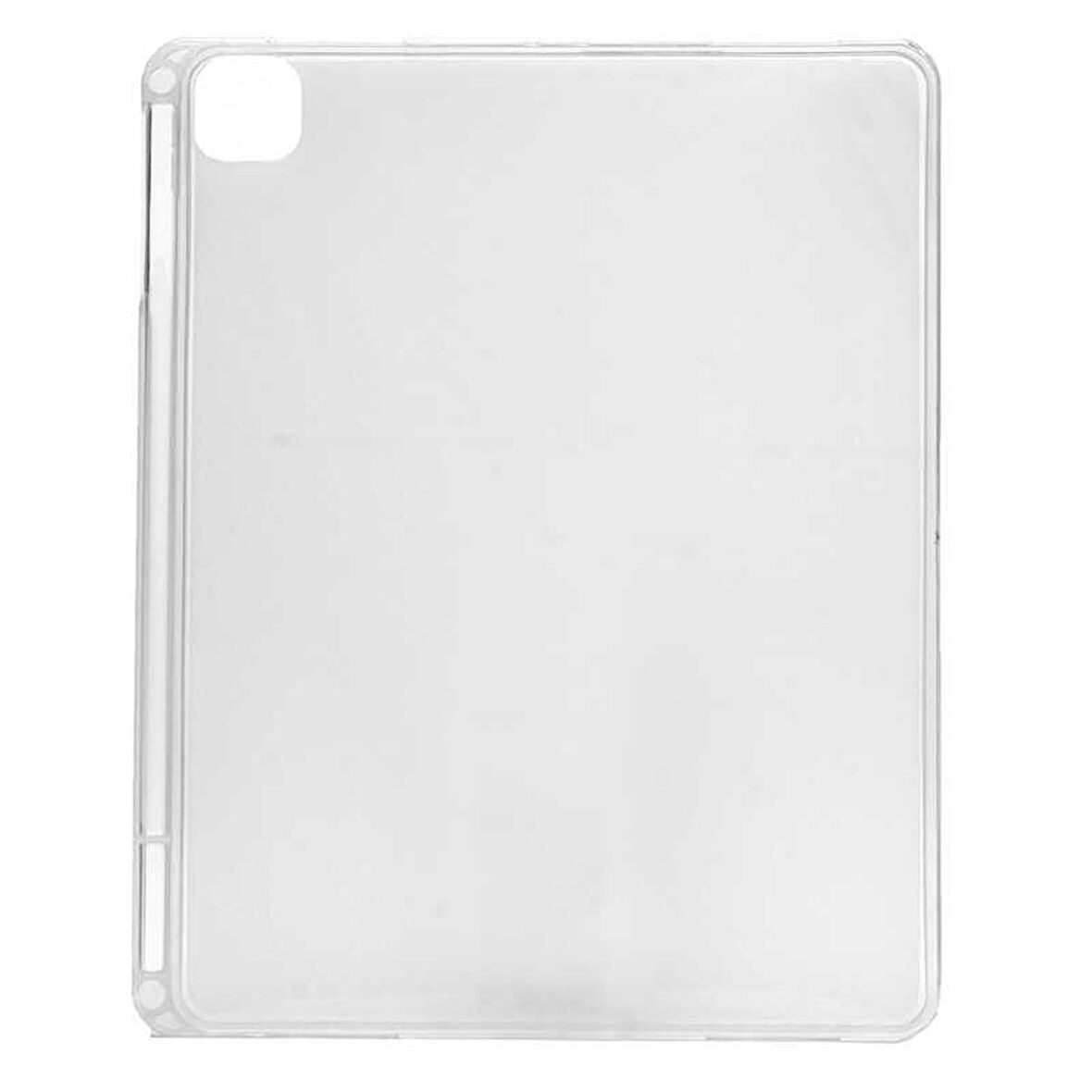 Apple iPad Pro 12.9 2020 (4.Nesil) Uyumlu Kalemli Tablet Silikon Renksiz