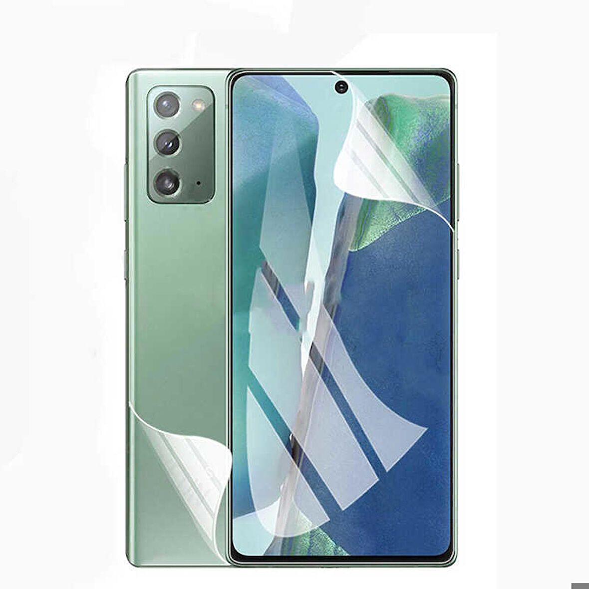 Samsung Galaxy Note 20 Uyumlu Süper Pet Ekran Koruyucu Jelatin