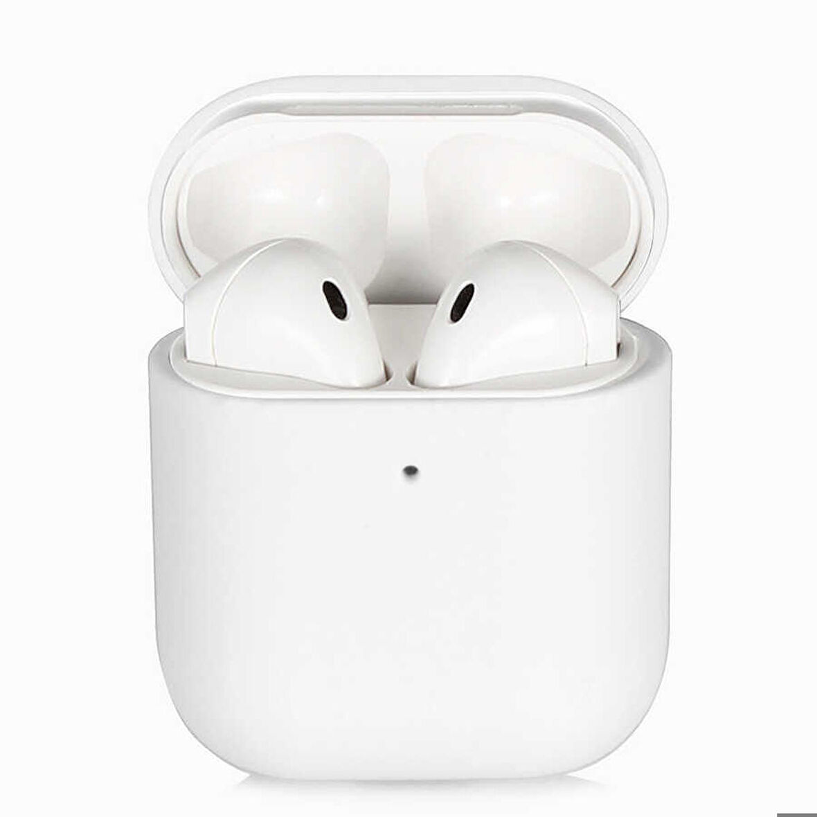 Apple Airpods Uyumlu Kılıf Silk Silikon Beyaz