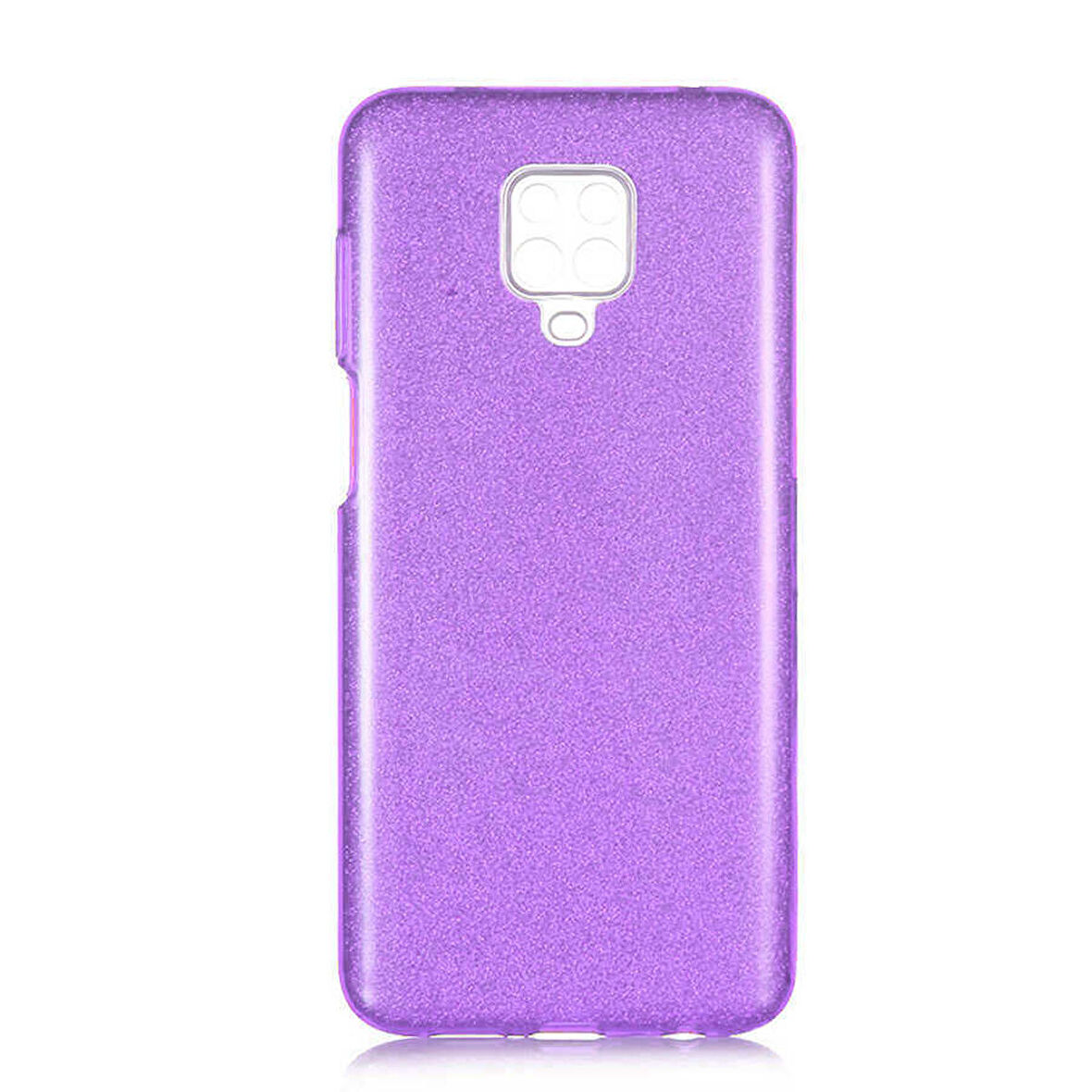 Xiaomi Redmi Note 9S Uyumlu Kılıf Shining Silikon Mor
