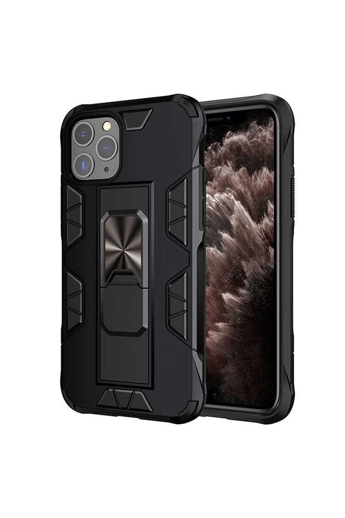 Apple iPhone 11 Pro Uyumlu Kılıf Volve Kapak Siyah