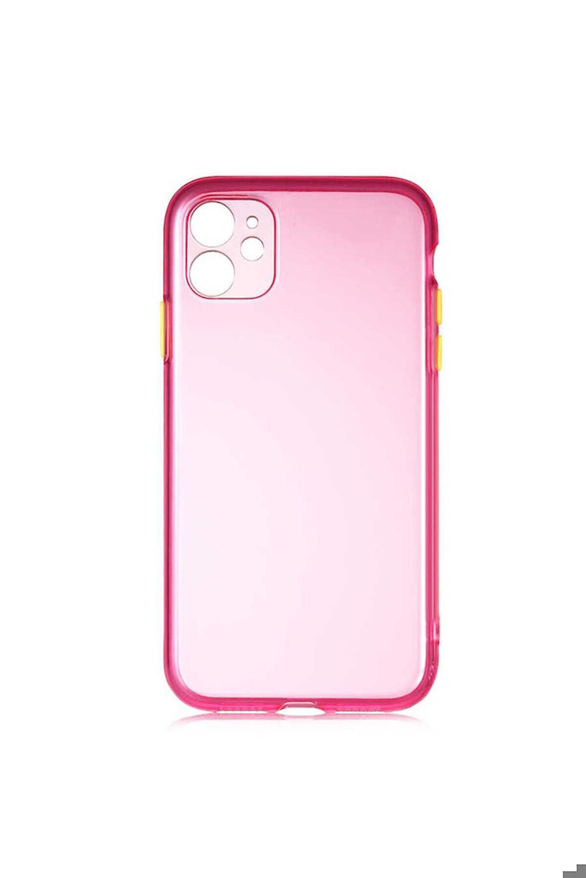 Apple iPhone 11 Uyumlu Kılıf Bistro Kapak Pembe