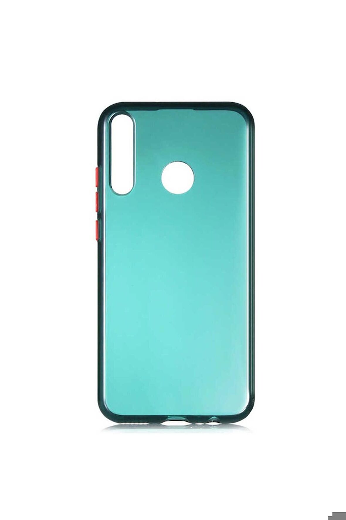 Huawei P40 Lite E Uyumlu Kılıf Bistro Kapak Koyu Yeşil