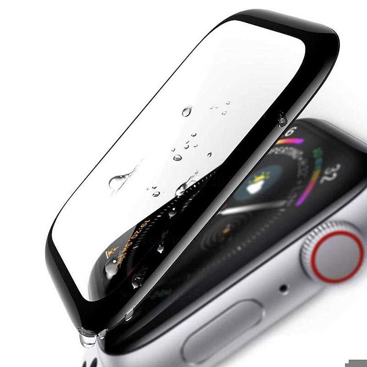 Apple Watch 42 Mm Uyumlu Full Yapışkanlı Cam Ekran Koruyucu