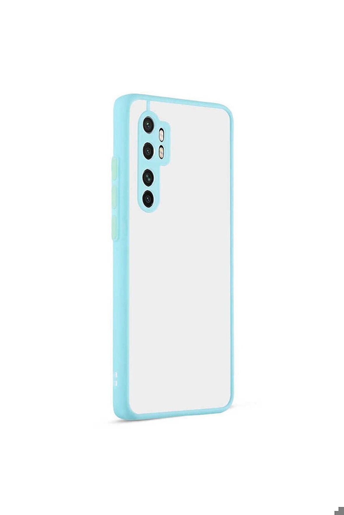 Xiaomi Mi Note 10 Lite Uyumlu Kılıf Hux Kapak Turkuaz
