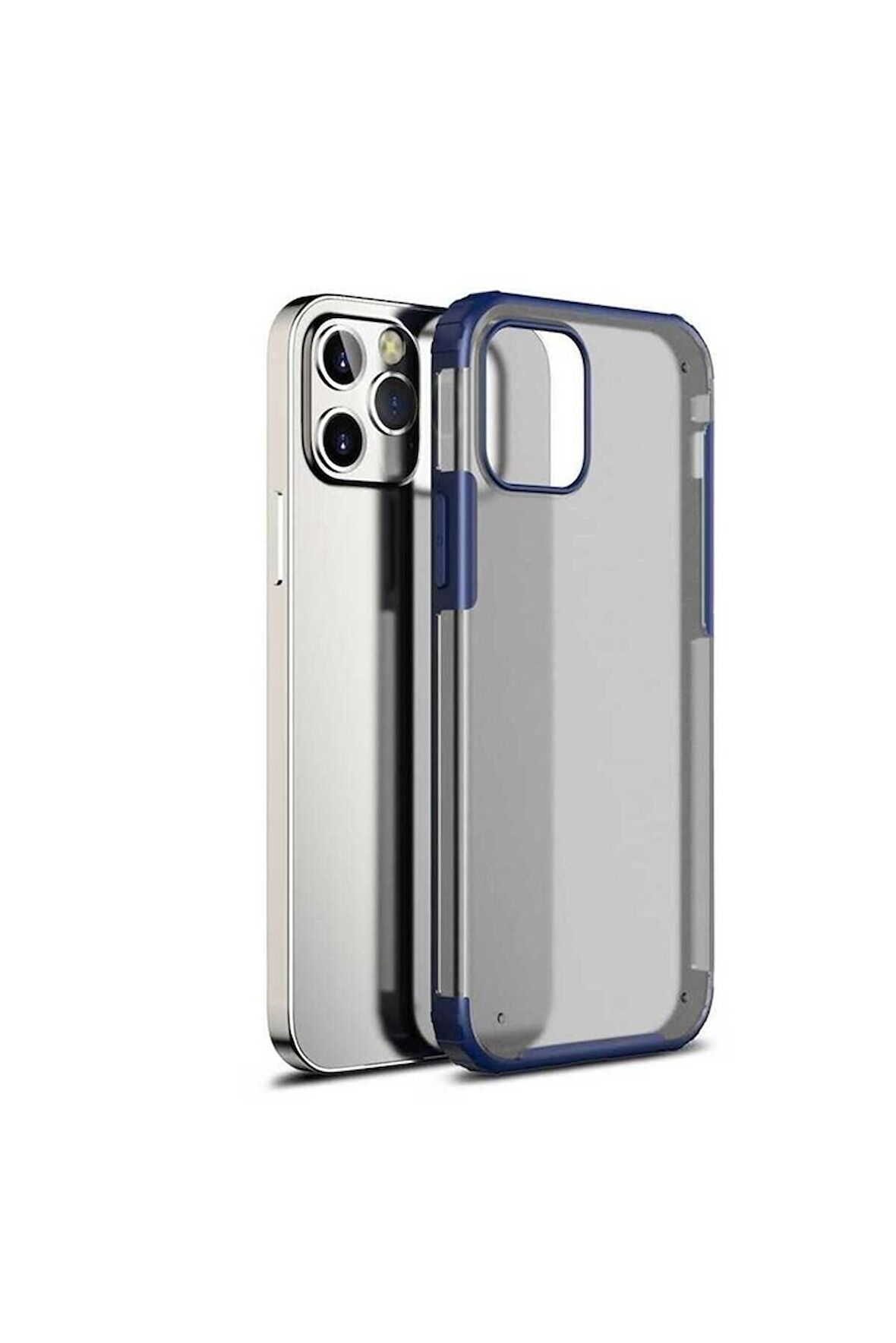 Apple iPhone 12 Pro Uyumlu Kılıf Volks Kapak Lacivert