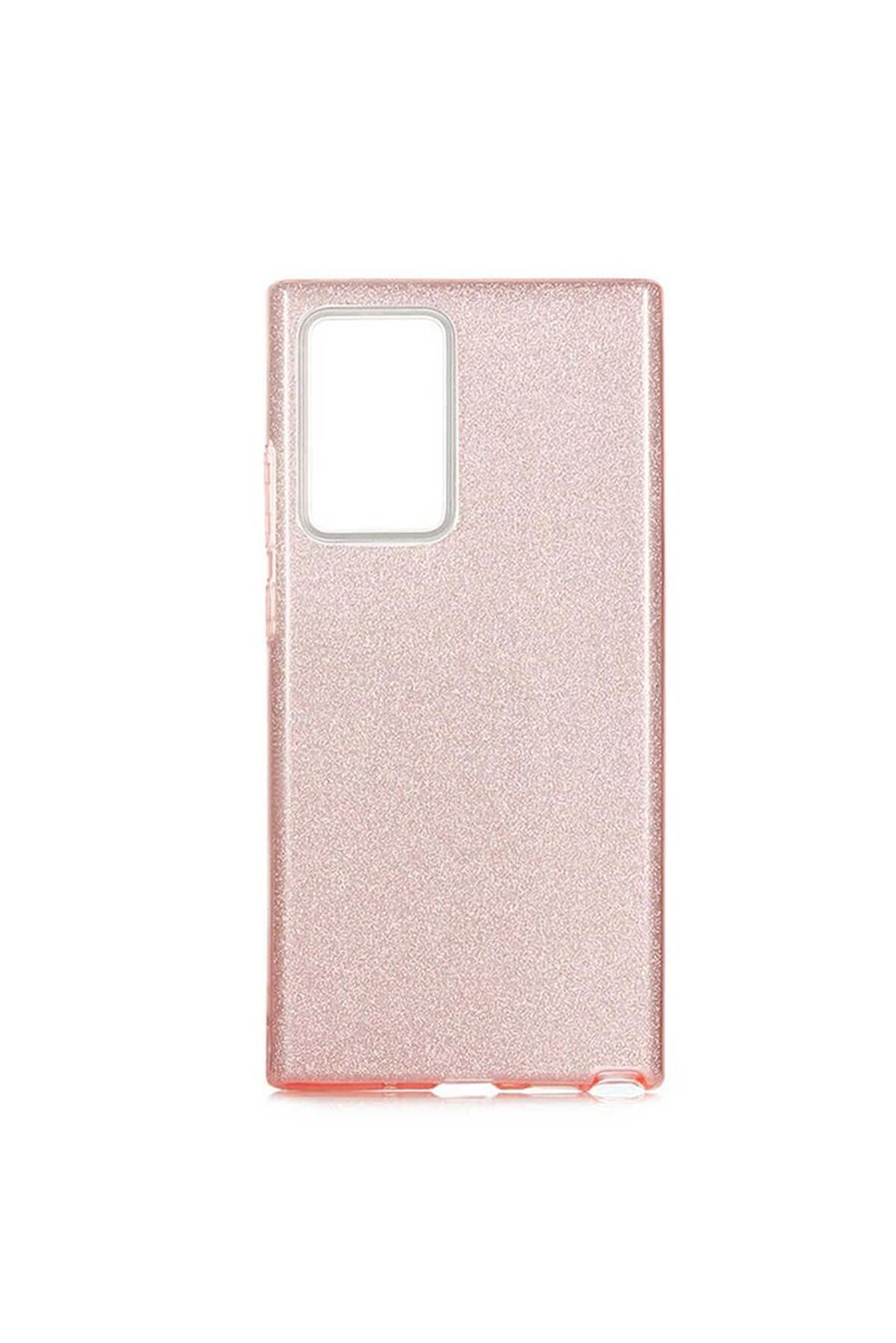Samsung Galaxy Note 20 Ultra Uyumlu Kılıf Shining Silikon Rose Gold
