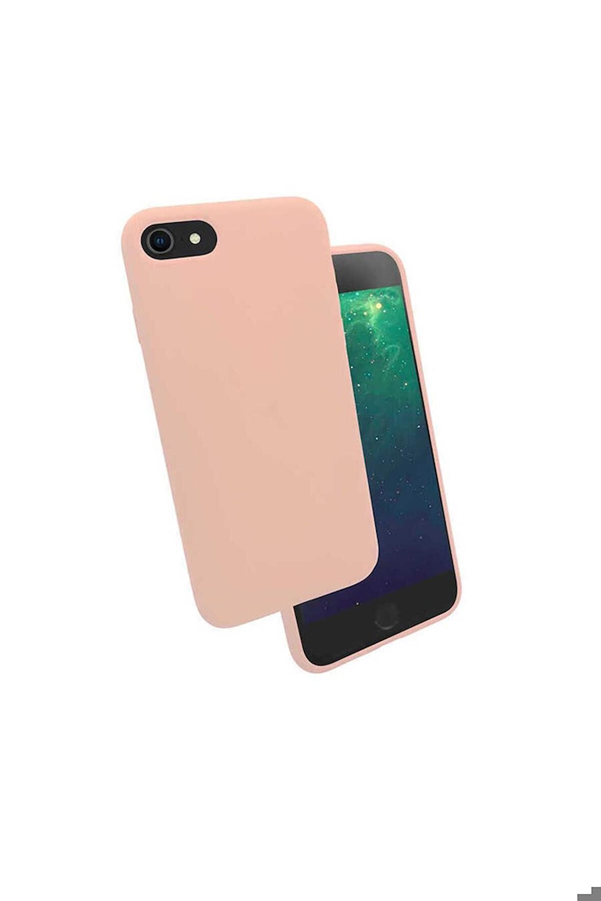 Apple iPhone SE 2020 Uyumlu Kılıf Silk Silikon Pembe