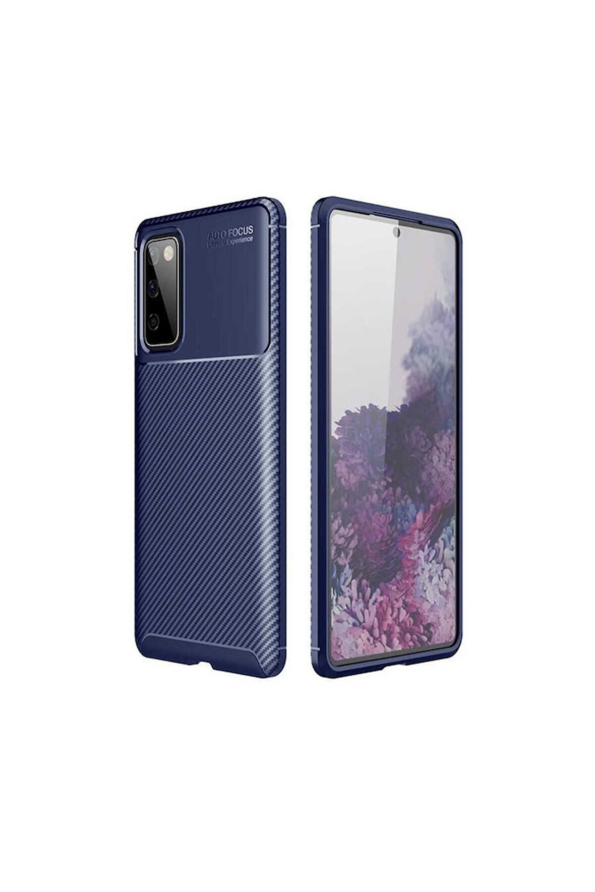 Samsung Galaxy S20 FE Uyumlu Kılıf Negro Silikon Kapak Lacivert