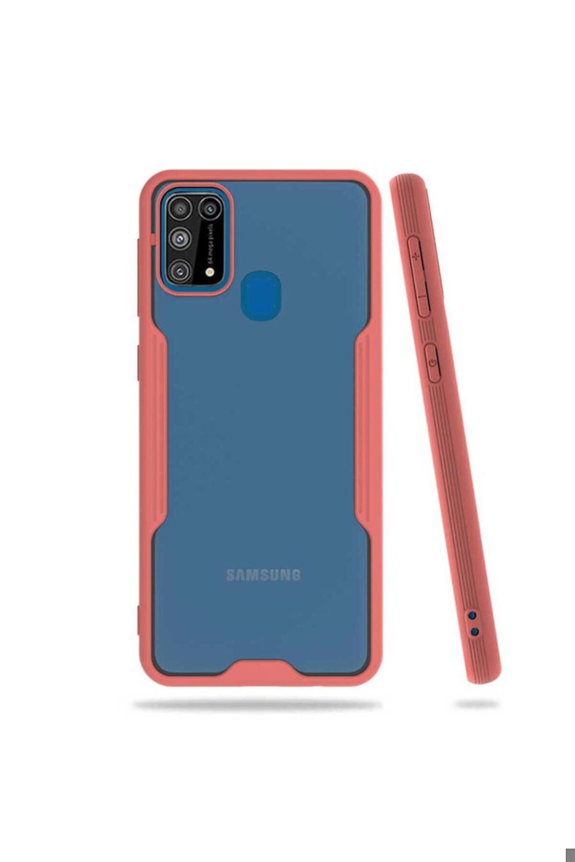 Samsung Galaxy M31 Uyumlu Kılıf Parfe Kapak Pembe