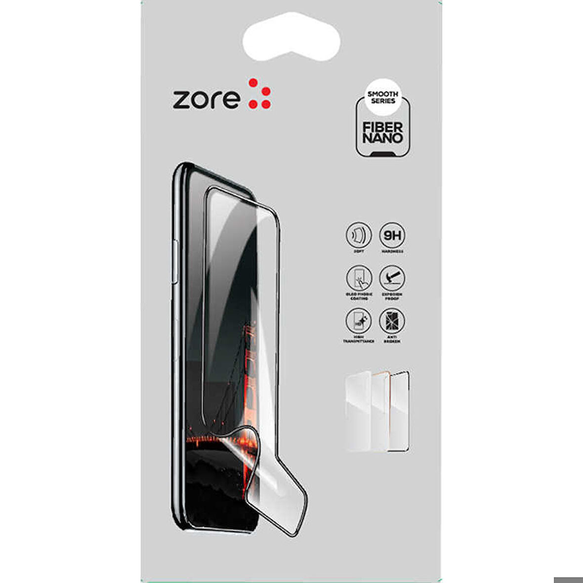 Apple iPhone 12 Uyumlu Fiber Nano Ekran Koruyucu