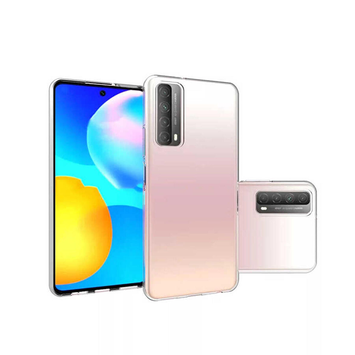 Huawei P Smart 2021 Uyumlu Kılıf Süper Silikon Kapak