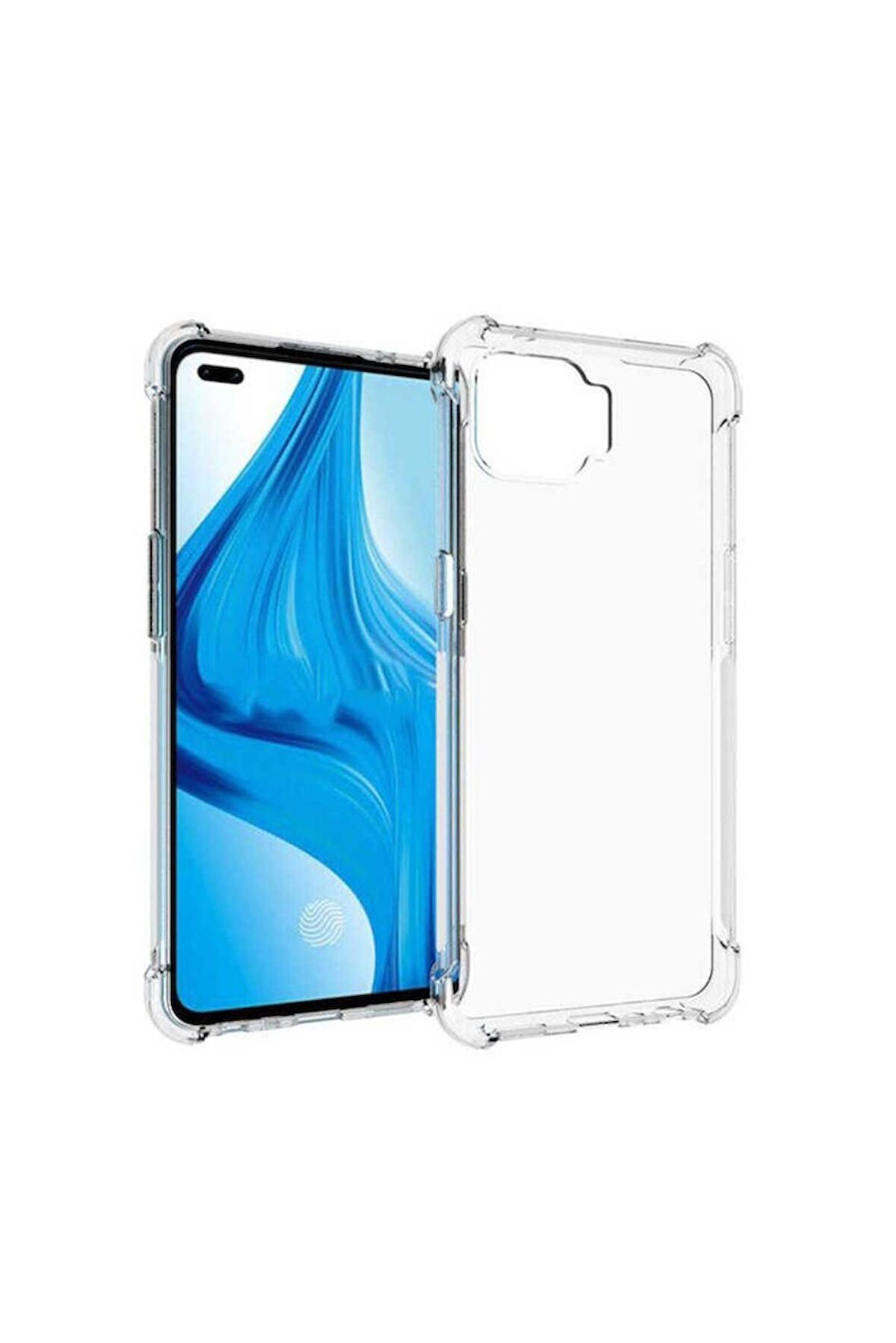 Oppo Reno 4 Lite Uyumlu Kılıf Nitro Anti Shock Silikon