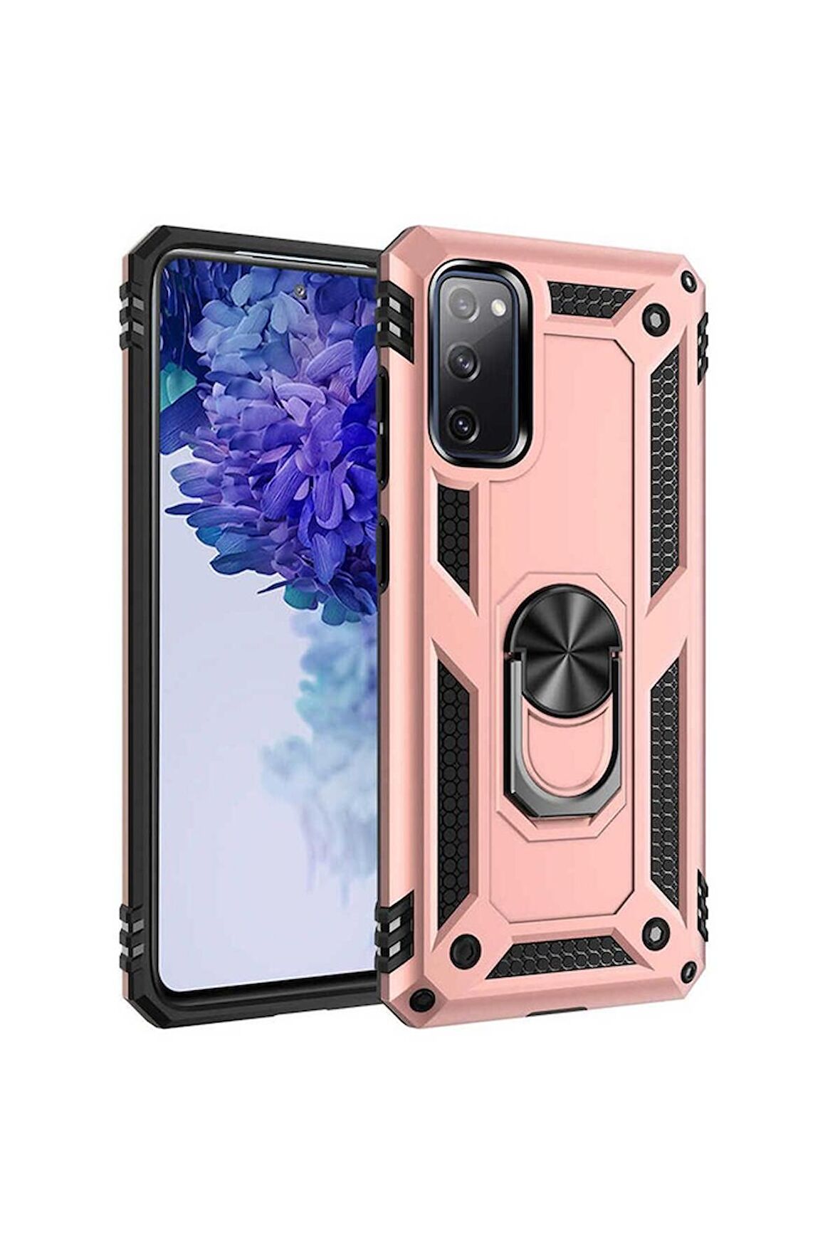 Samsung Galaxy S20 FE Uyumlu Kılıf Vega Kapak Rose Gold