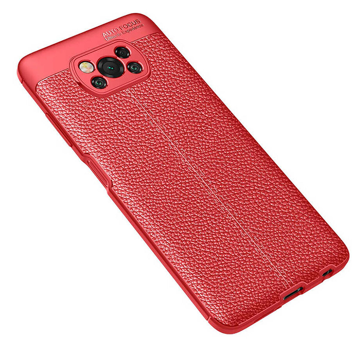 Xiaomi Poco X3 Uyumlu Kılıf Niss Silikon Kapak Kırmızı
