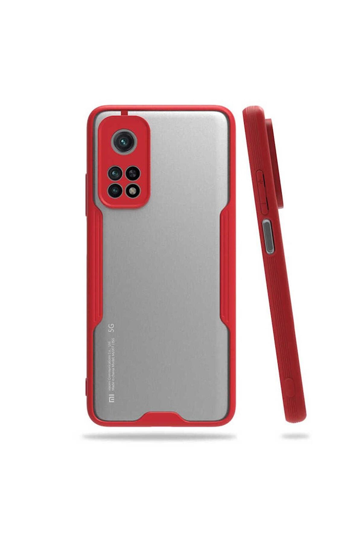 Xiaomi Mi 10T 5G Uyumlu Kılıf Parfe Kapak Kırmızı