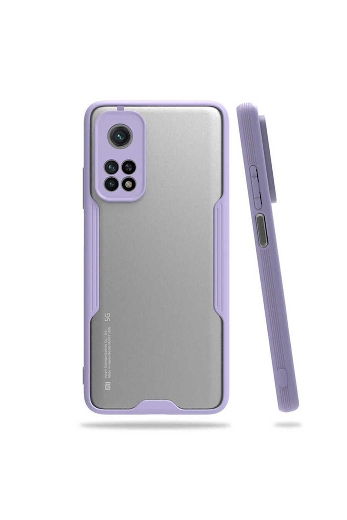 Xiaomi Mi 10T 5G Uyumlu Kılıf Parfe Kapak Mor