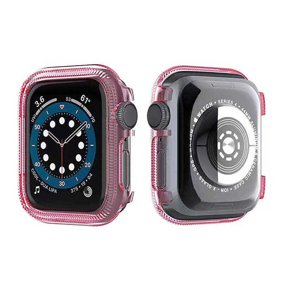 Apple Watch 42mm Uyumlu Watch Gard 03 Ekran Koruyucu Pembe