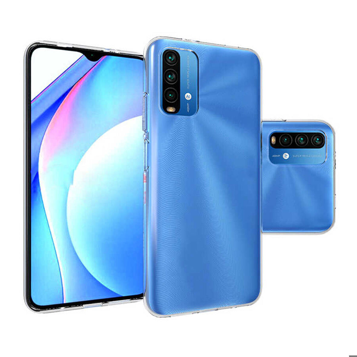 Xiaomi Redmi 9T Uyumlu Kılıf Süper Silikon Kapak