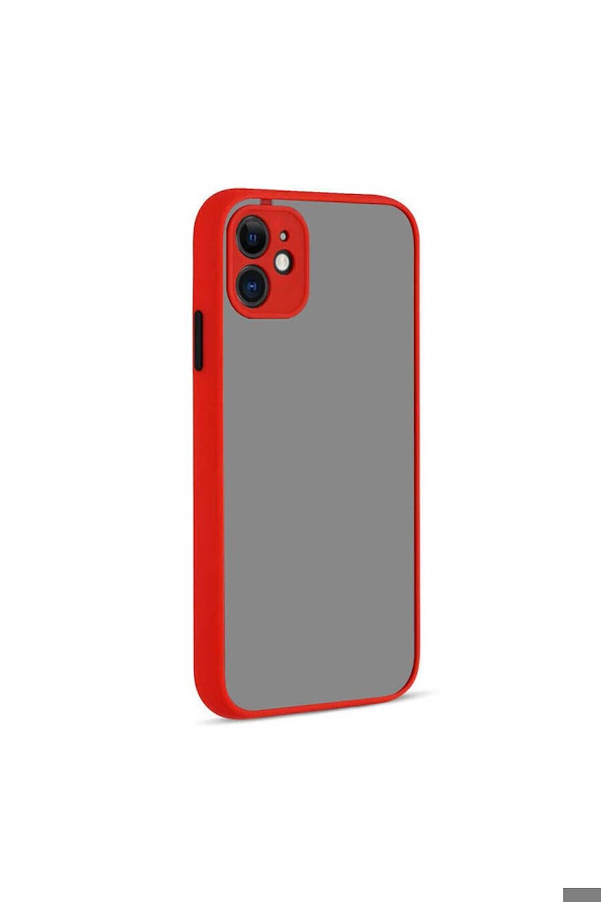 Apple iPhone 12 Mini Uyumlu Kılıf Hux Kapak Kırmızı