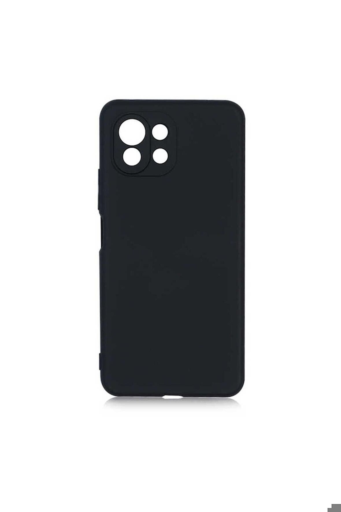 Xiaomi Mi 11 Lite Uyumlu Kılıf Mara Lansman Kapak Siyah