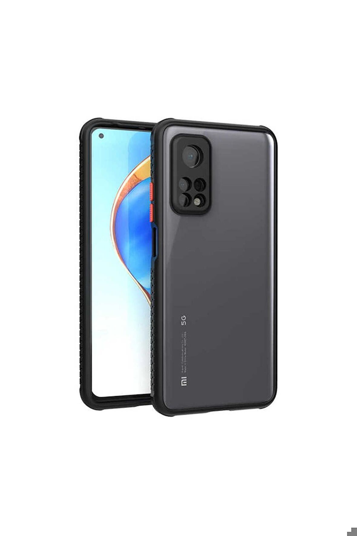 Xiaomi Mi 10T Pro 5G Uyumlu Kılıf Kaff Kapak Siyah