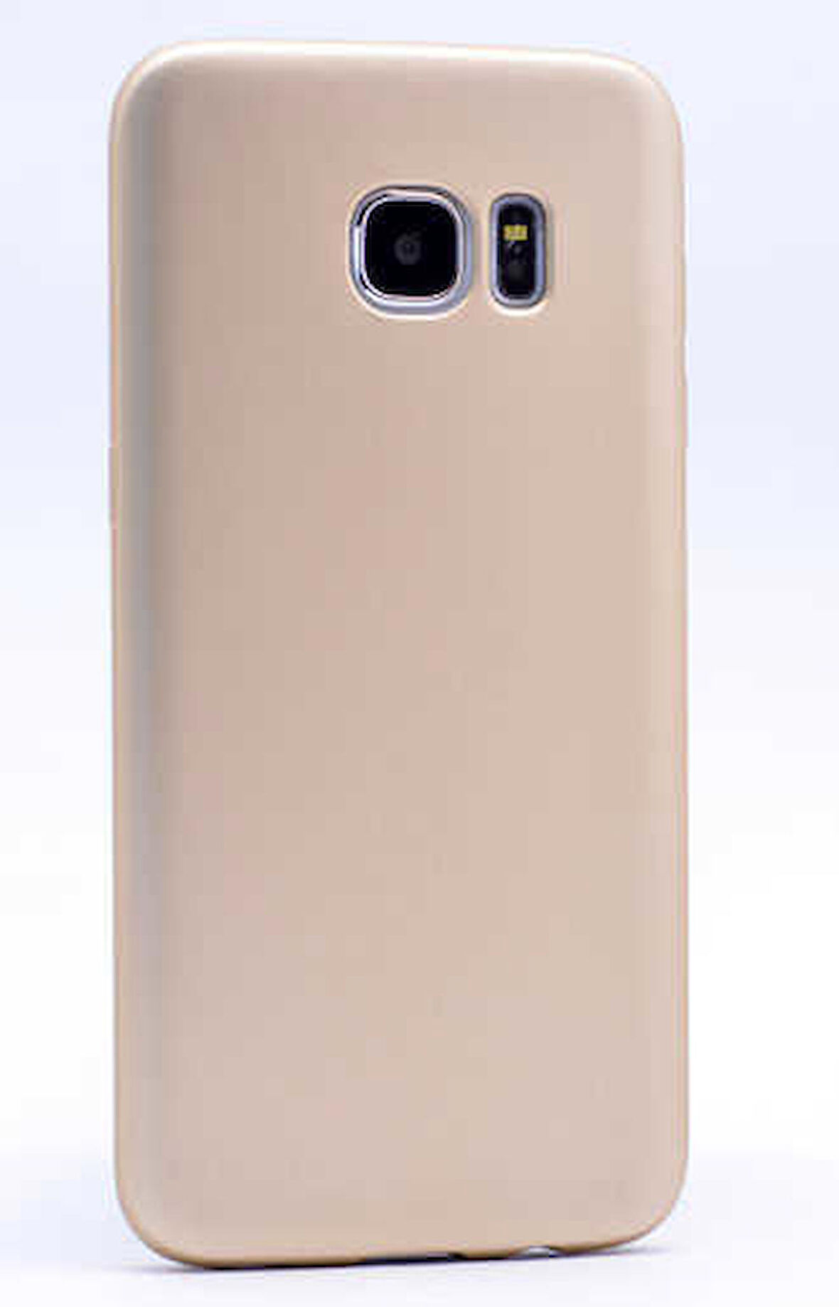 Samsung Galaxy S6 Edge Uyumlu Kılıf Premier Silikon Kapak Gold