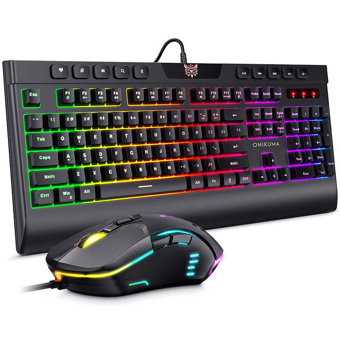 Onikuma G21 RGB Oyuncu Klavye Mouse Seti