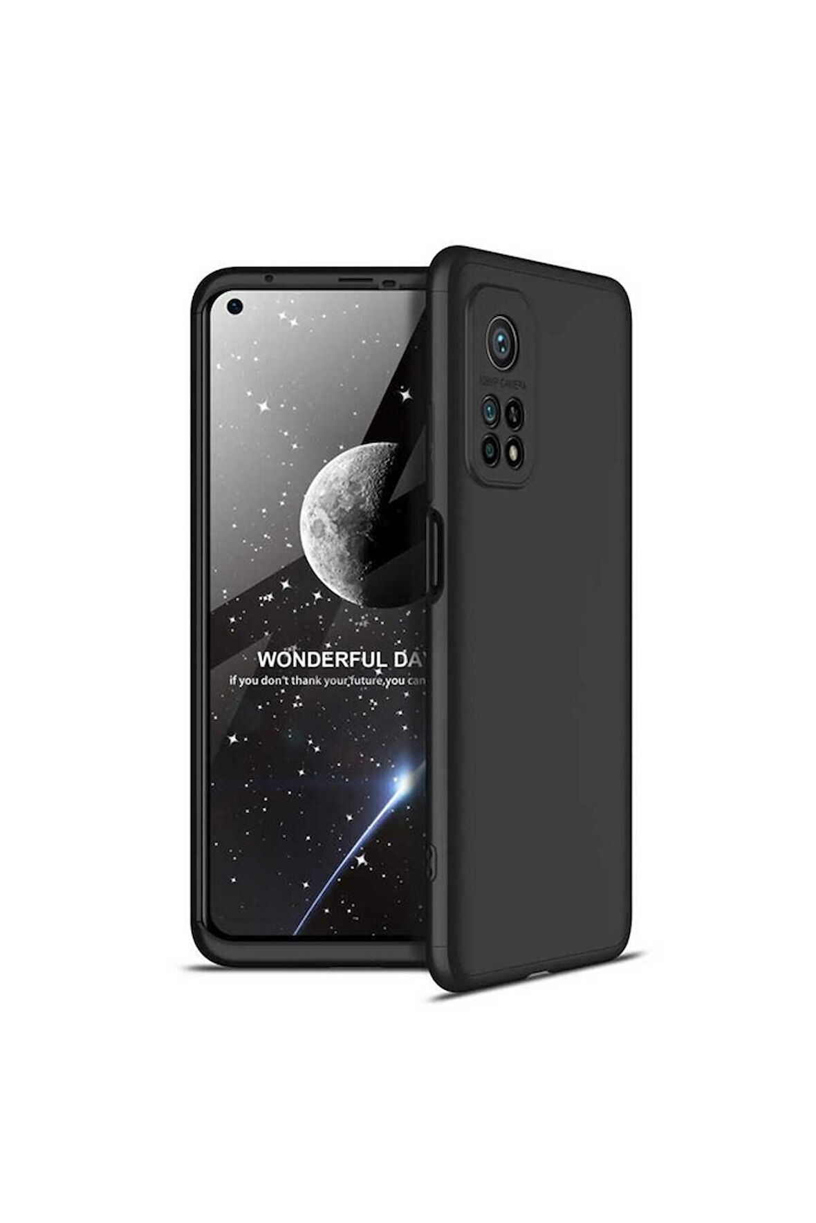 Xiaomi Mi 10T Pro 5G Uyumlu Kılıf Ays Kapak Siyah